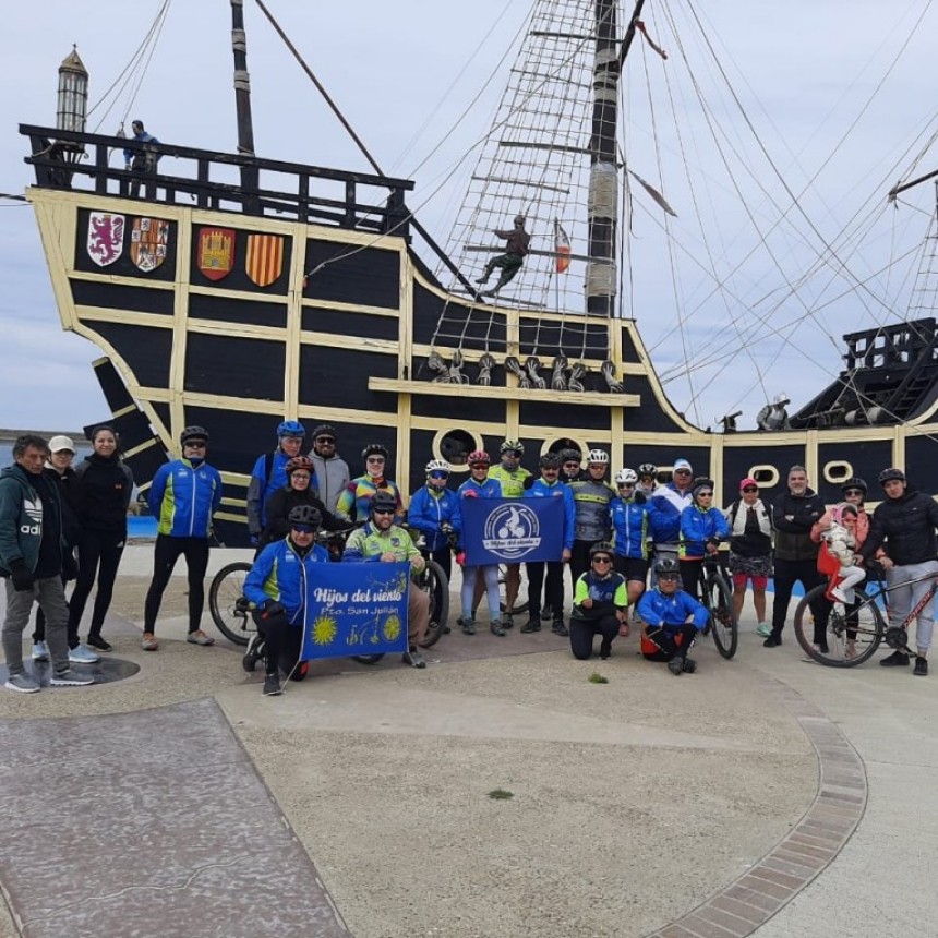 GRAN PEDALEADA EN ADHESION AL ANIVERSARIO DE SANJU
